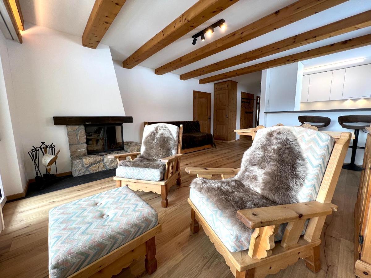 Cosy Apartment Facing Piz Rosatsch St. Moritz Exteriör bild