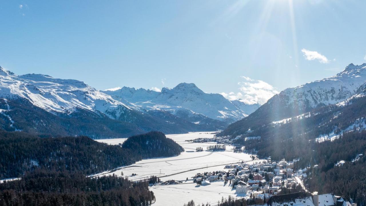 Cosy Apartment Facing Piz Rosatsch St. Moritz Exteriör bild