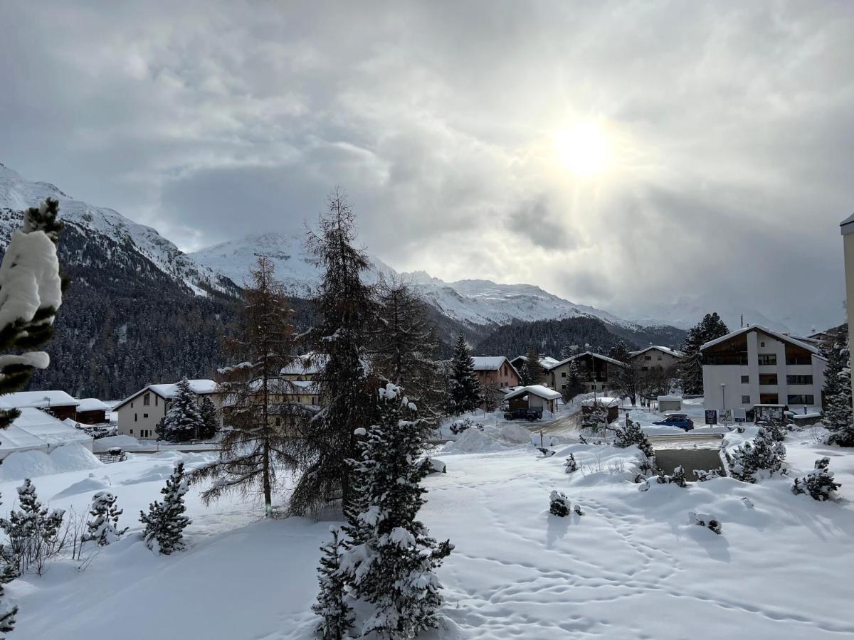 Cosy Apartment Facing Piz Rosatsch St. Moritz Exteriör bild