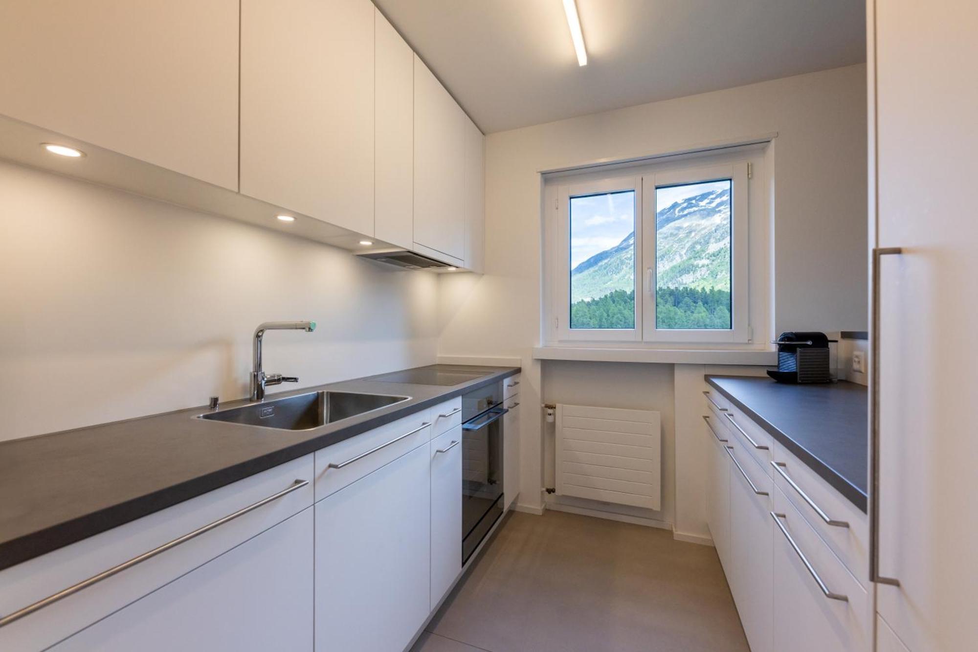 Cosy Apartment Facing Piz Rosatsch St. Moritz Exteriör bild