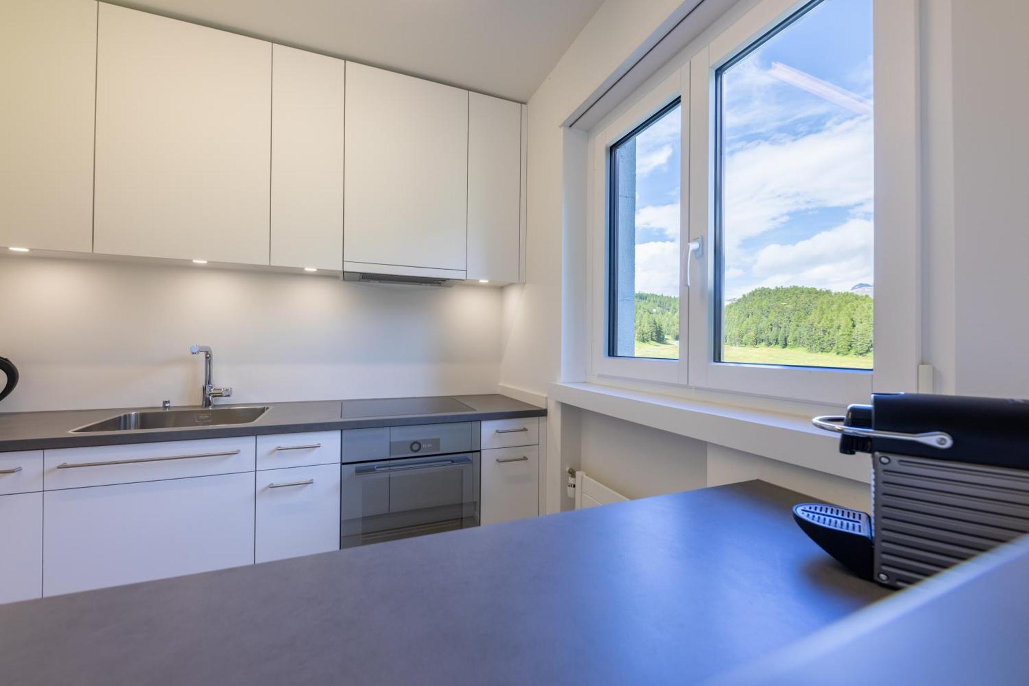 Cosy Apartment Facing Piz Rosatsch St. Moritz Exteriör bild