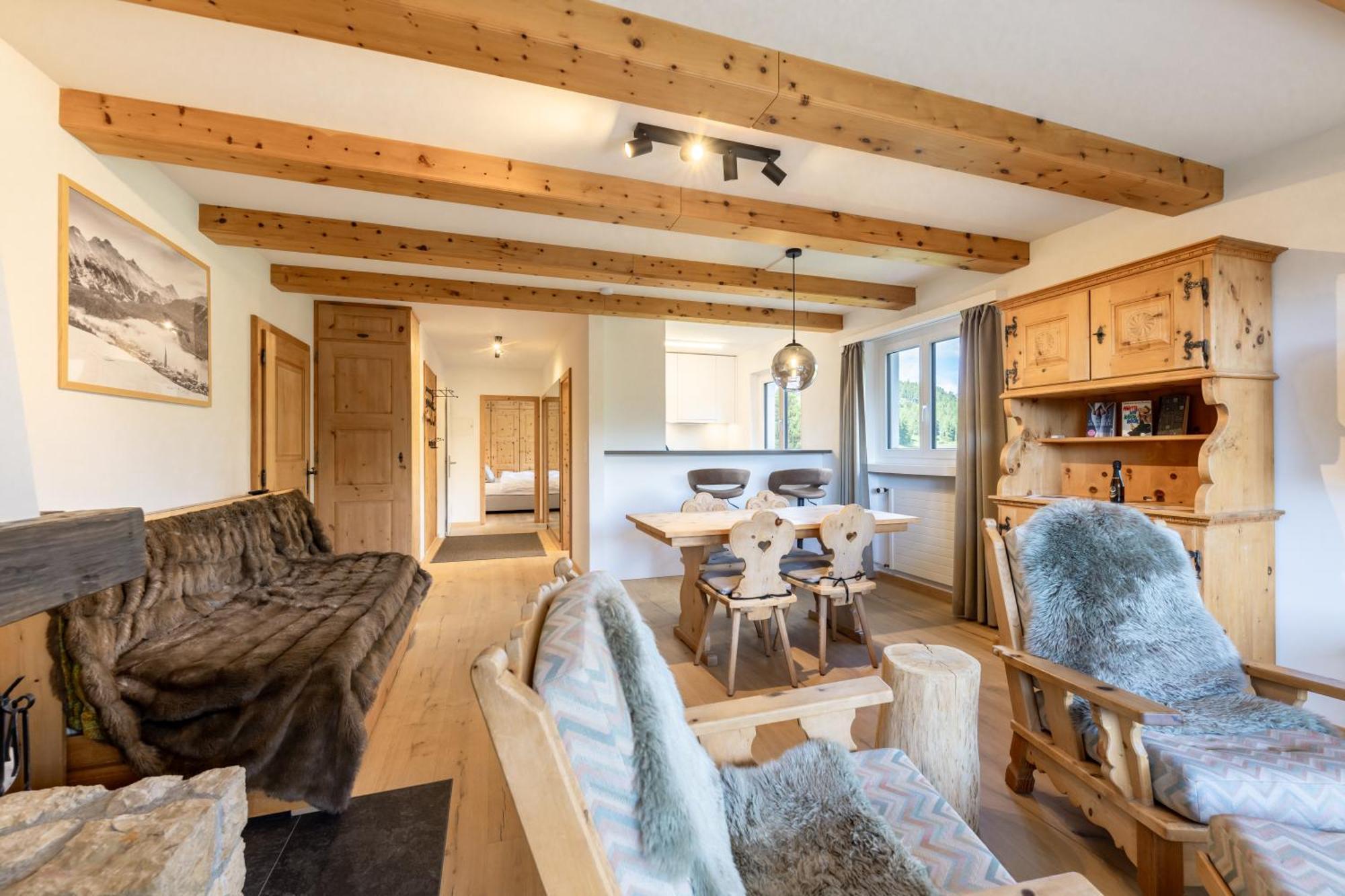 Cosy Apartment Facing Piz Rosatsch St. Moritz Exteriör bild